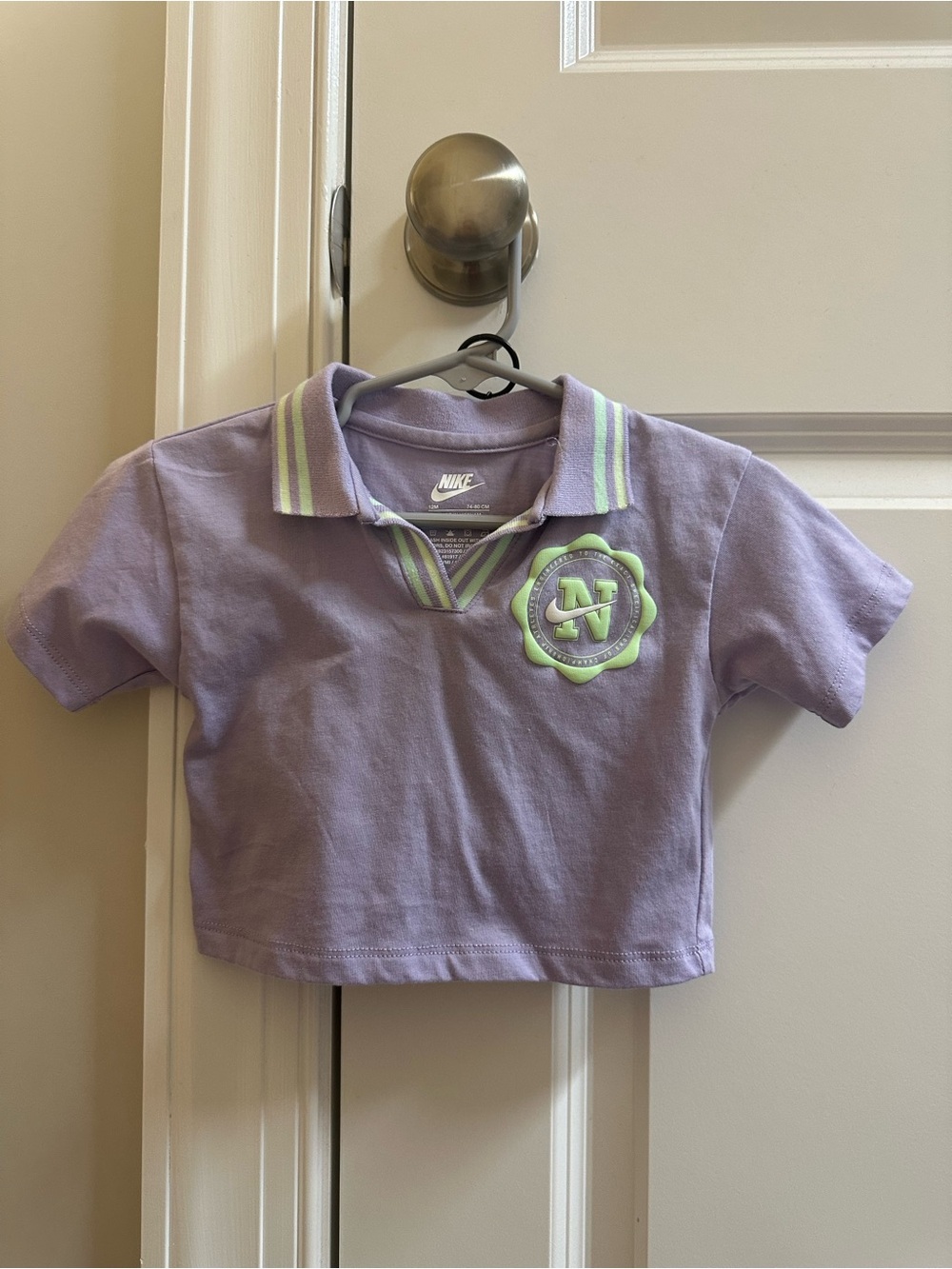 Nike Girls' Lavender Polo/Shorts Set